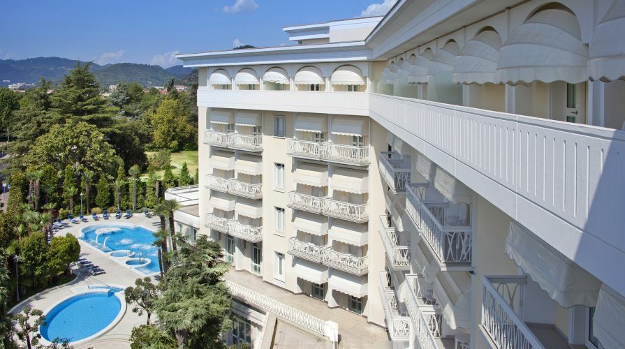 Hotel Due Torri Абано Терме Екстериор снимка